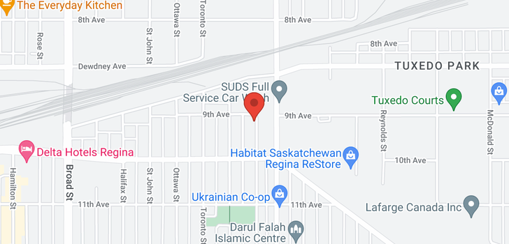 map of 1614 Quebec ST